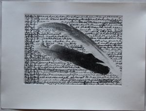 Black and white print